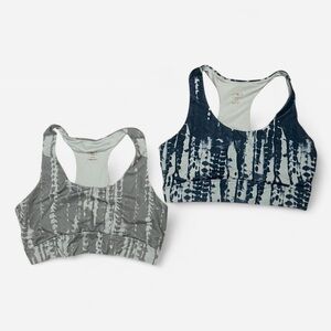 Women's Sports Bras in Gray and Navy